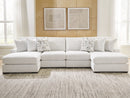 Misty-Lakes Double Chaise Sectional - Furniture Center (NY)