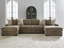 Camellia-Court Double Chaise Sectional - Furniture Center (NY)