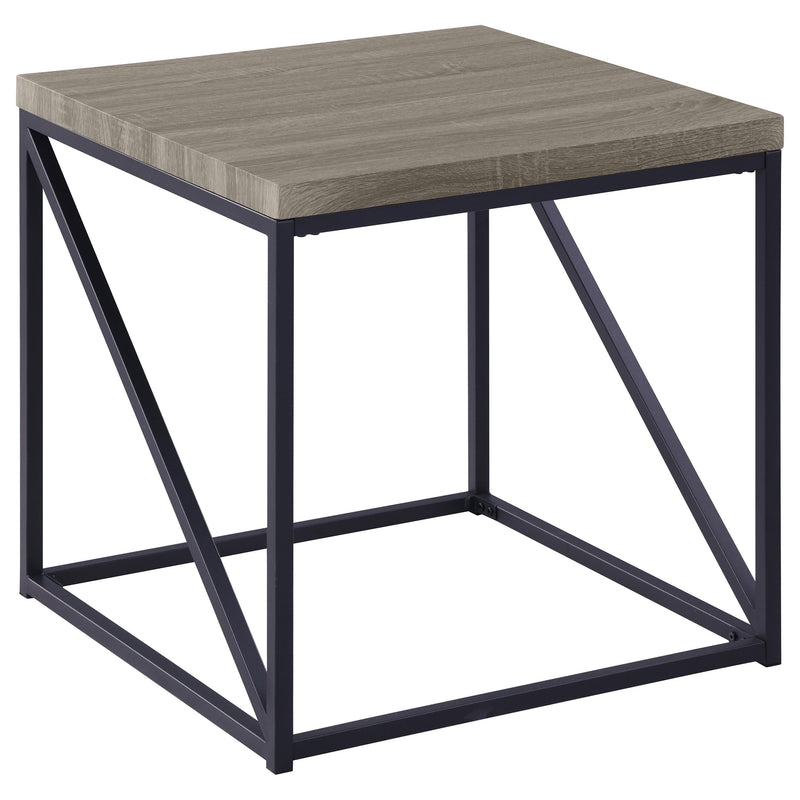 Birdie Square End Table Sonoma Grey image