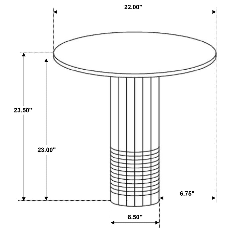 Astoria End & Side Table - Furniture Center (NY)
