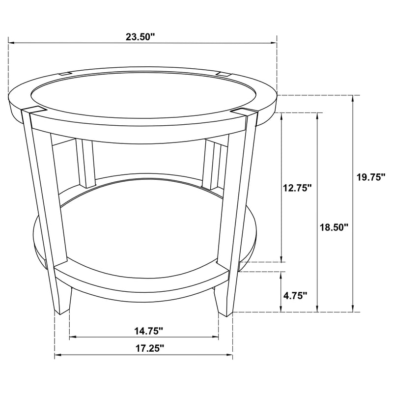 Camillo End & Side Table - Furniture Center (NY)