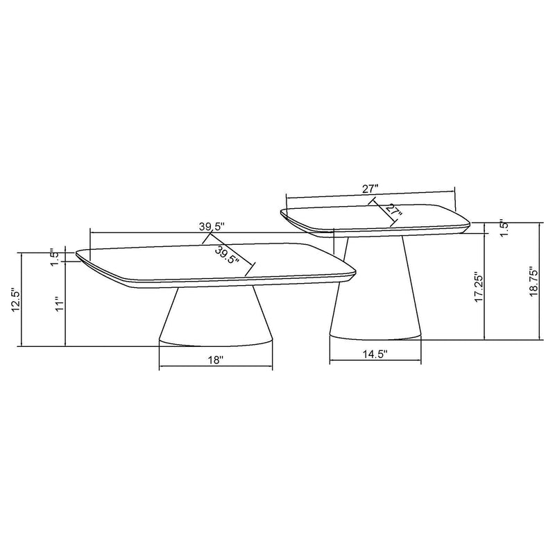Eason Coffee Table Set - Furniture Center (NY)