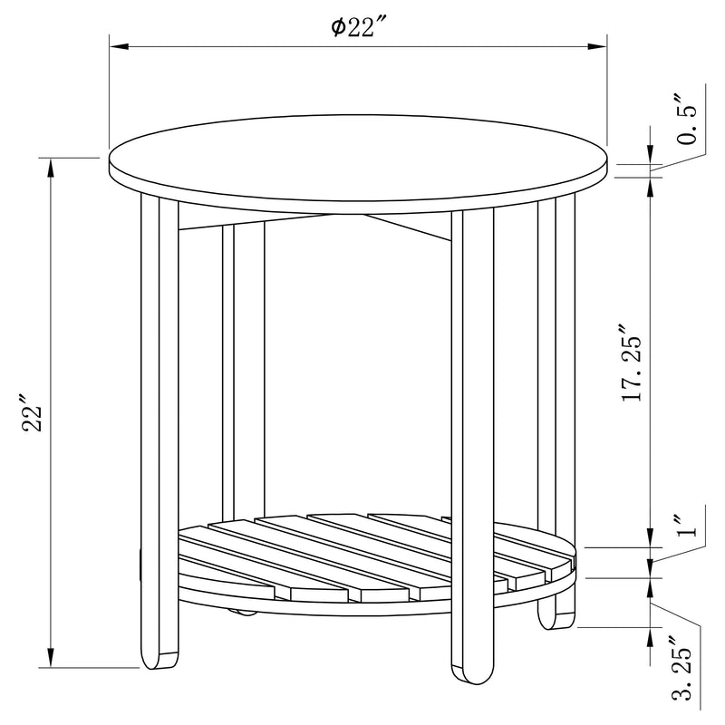 Fowler End & Side Table - Furniture Center (NY)
