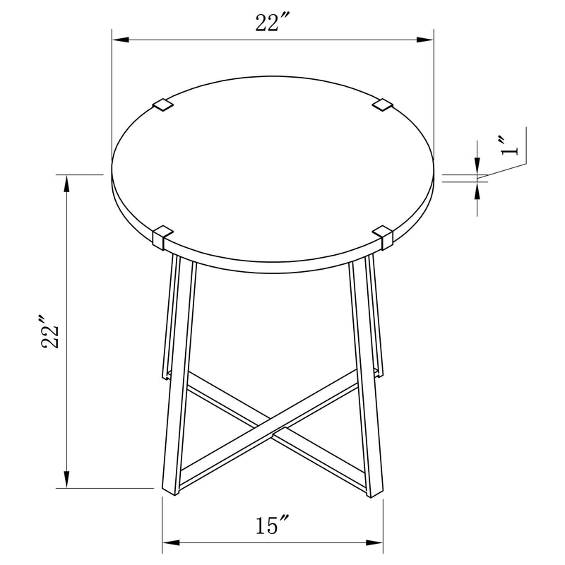 Marcus End & Side Table - Furniture Center (NY)