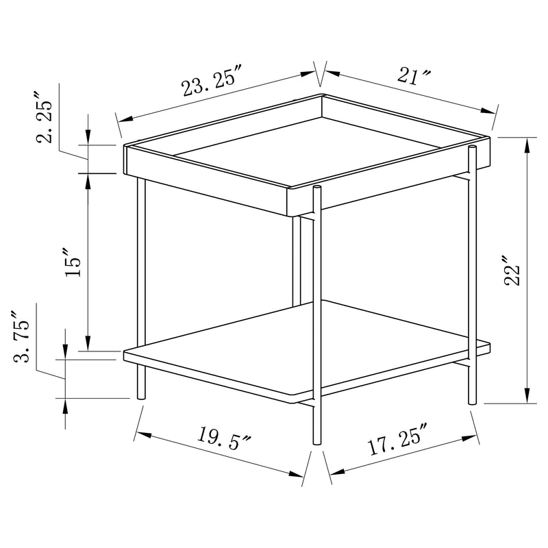 Fallon End & Side Table - Furniture Center (NY)