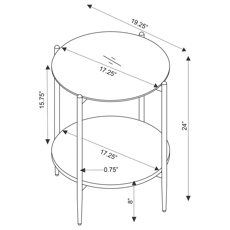 Jonelle End & Side Table - Furniture Center (NY)