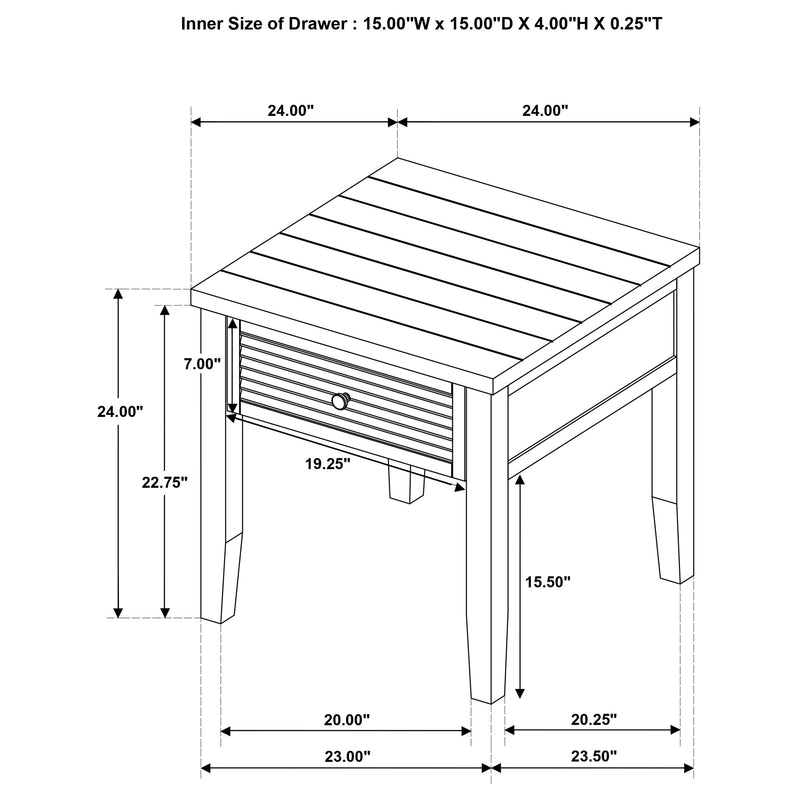 Concord End & Side Table - Furniture Center (NY)