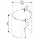 Gladstone End & Side Tables