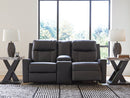 Mackmenville Reclining Loveseat with Console - Furniture Center (NY)