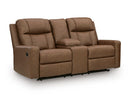 Mackmenville Reclining Loveseat with Console - Furniture Center (NY)