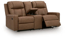 Mackmenville Reclining Loveseat with Console - Furniture Center (NY)
