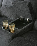 Draycoll Reclining Loveseat with Console - Furniture Center (NY)