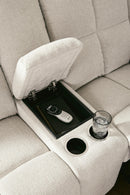 Orlen Reclining Loveseat with Console - Furniture Center (NY)
