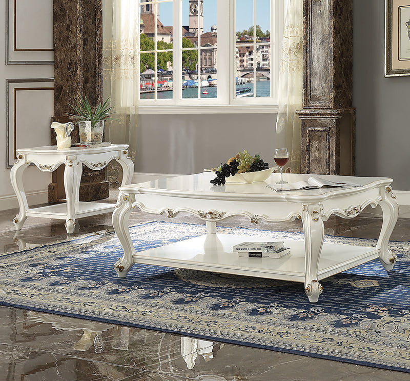 Picardy Antique Pearl Coffee Table - Furniture Center (NY)