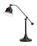 Eduardo Bell Shade Table Lamp Dark Bronze - Furniture Center (NY)