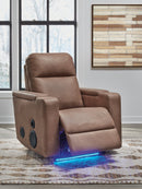 Lorrenton Power Glider Recliner with Audio System - Furniture Center (NY)