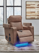 Lorrenton Power Glider Recliner with Audio System - Furniture Center (NY)