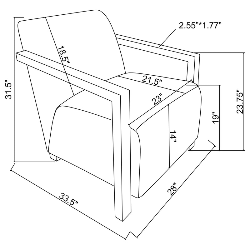 Diego Accent Chair - Furniture Center (NY)