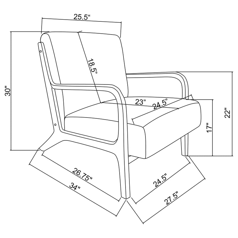 Foster Accent Chair - Furniture Center (NY)