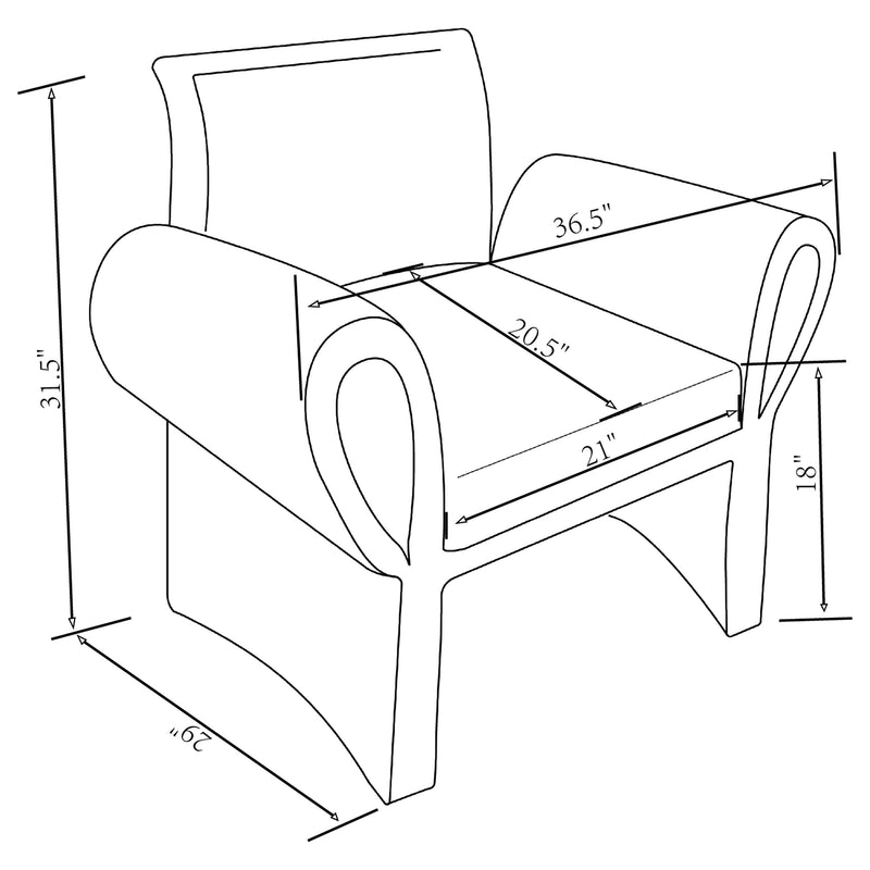 Liana Accent Chair - Furniture Center (NY)