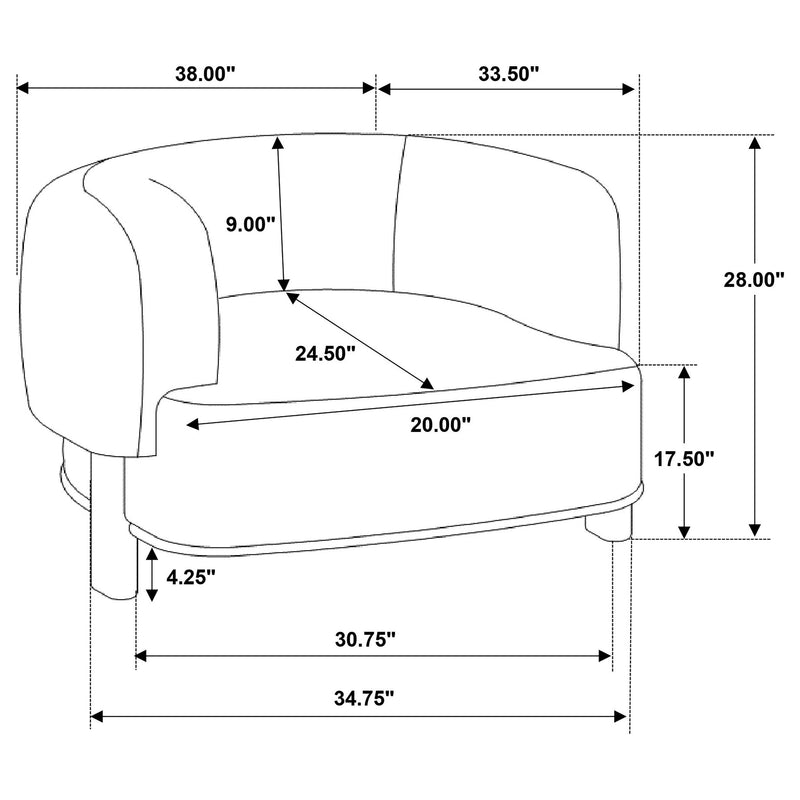 Lawler Accent Chair - Furniture Center (NY)