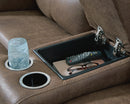 Beckley Place Power Reclining Loveseat with Console - Furniture Center (NY)