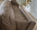Beckley Place Power Reclining Loveseat with Console - Furniture Center (NY)