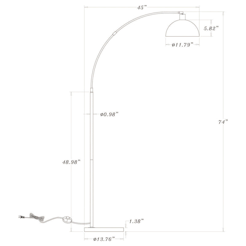 Gloria Floor Lamp - Furniture Center (NY)