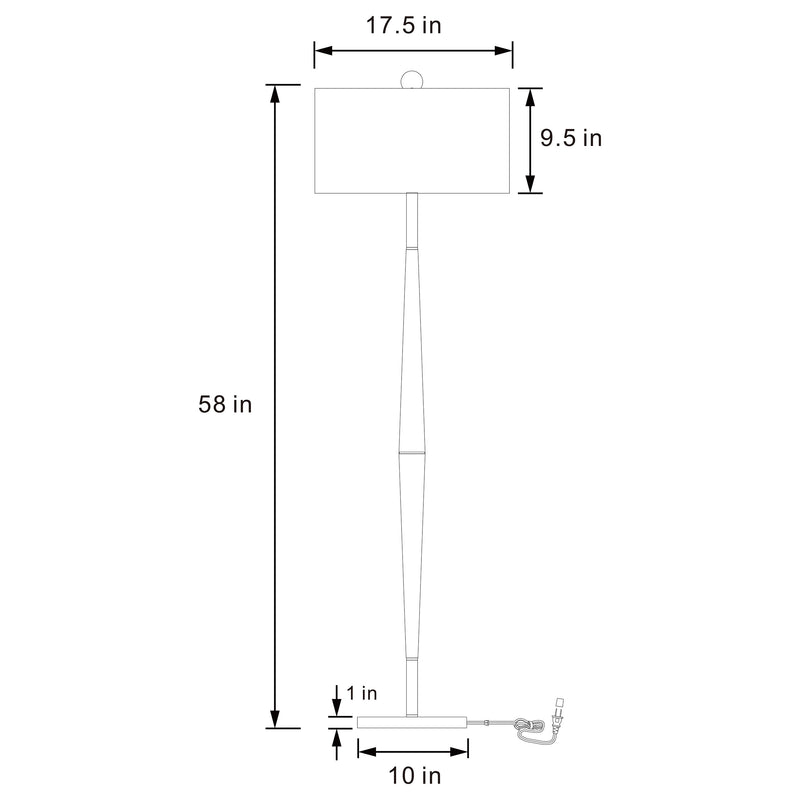 Flanary Floor Lamp - Furniture Center (NY)