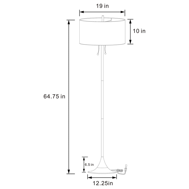 Elmira Floor Lamp - Furniture Center (NY)