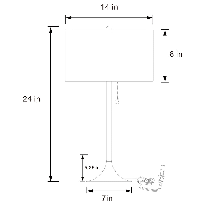 Elmira Table Lamp - Furniture Center (NY)