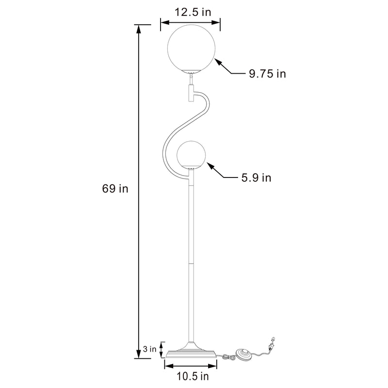 Dacki Floor Lamp - Furniture Center (NY)