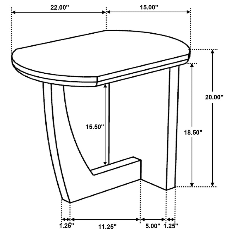 Fletcher End & Side Table - Furniture Center (NY)