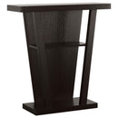 Evanna 2-shelf Console Table Cappuccino - Furniture Center (NY)