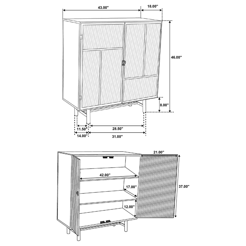 Dalia Accent Cabinet - Furniture Center (NY)