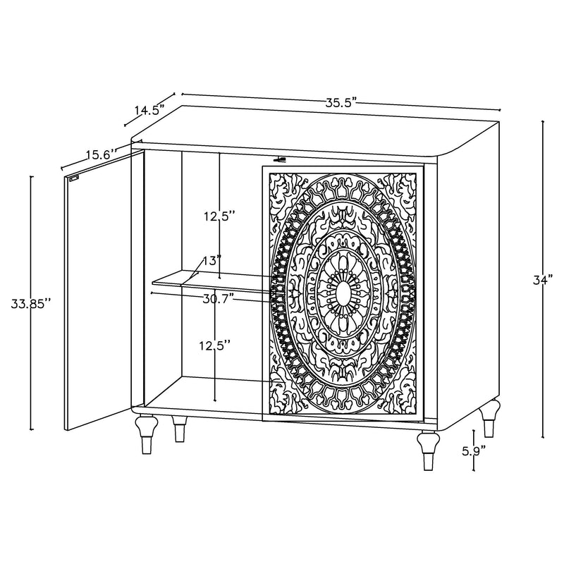 Cardella Accent Cabinet - Furniture Center (NY)