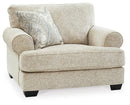 Monaghan Oversized Chair and Ottoman - Furniture Center (NY)