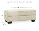 Monaghan Oversized Chair and Ottoman - Furniture Center (NY)