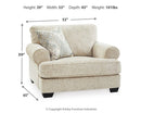 Monaghan Oversized Chair and Ottoman - Furniture Center (NY)