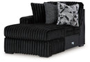 Midnight-Madness Sectional with Chaise - Furniture Center (NY)