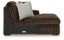 Midnight-Madness Sectional with Chaise - Furniture Center (NY)