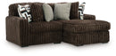 Midnight-Madness Sectional with Chaise - Furniture Center (NY)