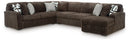 Midnight-Madness Sectional with Chaise - Furniture Center (NY)