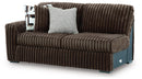 Midnight-Madness Sectional with Chaise - Furniture Center (NY)