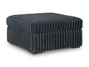 Midnight-Madness Oversized Accent Ottoman - Furniture Center (NY)