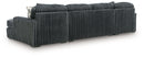 Midnight-Madness Double Chaise 3-Piece Sectional - Furniture Center (NY)