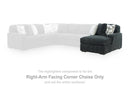 Midnight-Madness Double Chaise 3-Piece Sectional - Furniture Center (NY)