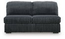 Midnight-Madness Double Chaise 3-Piece Sectional - Furniture Center (NY)