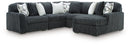 Midnight-Madness Sectional with Chaise - Furniture Center (NY)