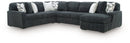 Midnight-Madness Sectional with Chaise - Furniture Center (NY)
